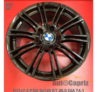 Диски Replay B91 BK R17 W7.5 PCD5x120 ET20 DIA74.1